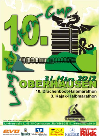 Flyer 10. Oberhausener Drachenboot langstrecken-Cup